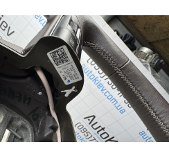 Руль коричневый кожа без airbag Audi A8 D4 w12 перетянут