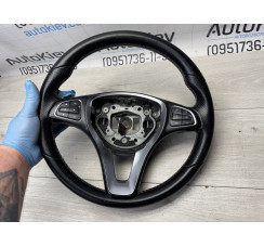 Руль Mercedes W117 рестайлинг кожа  