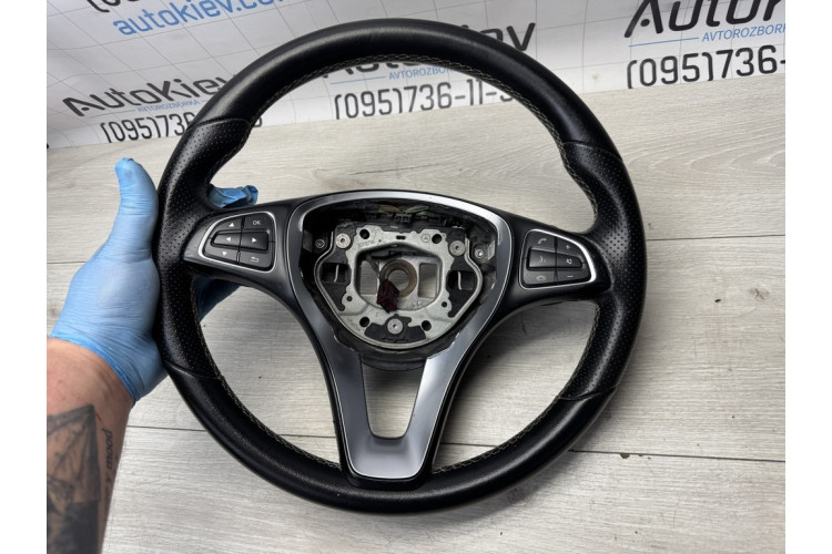 Руль Mercedes W117 рестайлинг кожа A0014609503