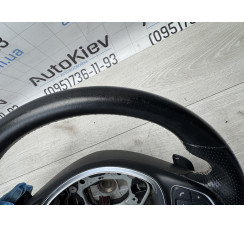Руль Mercedes W117 рестайлинг кожа  