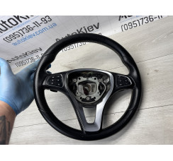 Руль Mercedes W117 рестайлинг кожа  