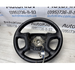 Руль многофункциональный кожа Skoda Oктавия A5  качественно перетянут