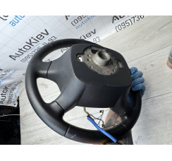 Руль многофункциональный кожа Skoda Oктавия A5  качественно перетянут