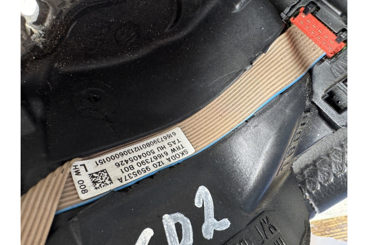 Руль многофункциональный кожа Skoda Oктавия A5 качественно перетянут 1z0419091k