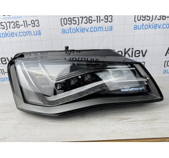 Фара передняя правая  Full Led Audi A8 D4 2010-2014 дорест диодная Европа идеал