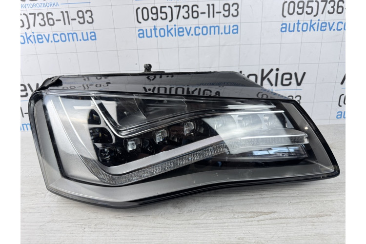 Фара передня права Full Led Audi A8 D4 2010-2014 дорест діодна Європа ідеал 4h0941004