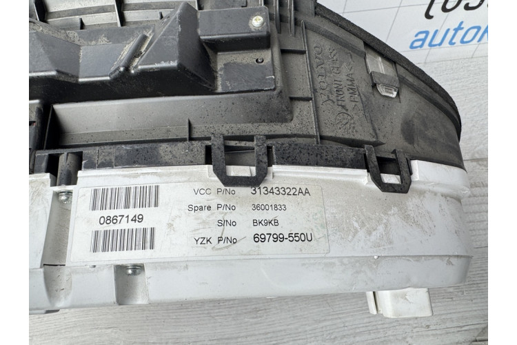 Панель приладів Volvo S60 T4 2010-2018 36001833