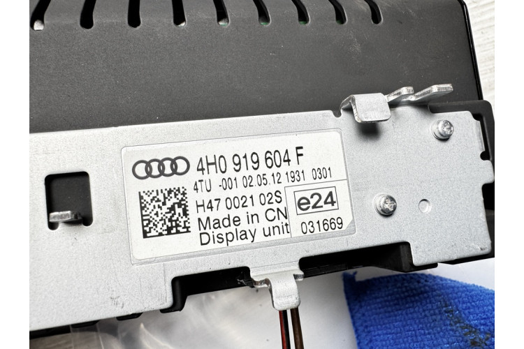 Дисплей Audi A8 S8 D4 4H 2010-2017 4H0919604F