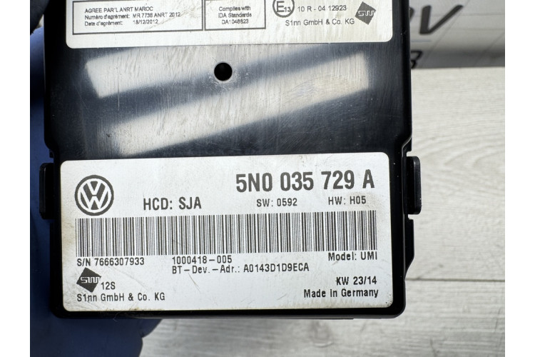 Блок керування Bluetooth Volkswagen Jetta 2011-2018 5N0035729A