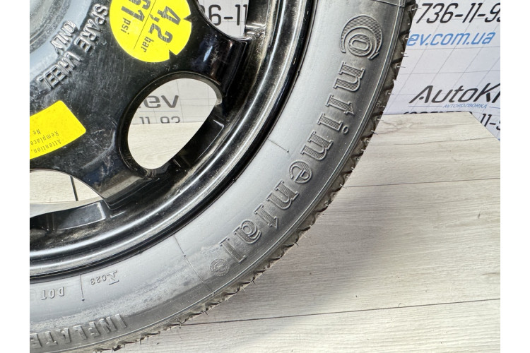 Колесо запасное запаска докатка Continental Mercedes W211 2002-2009 155/70 R17, 4Jx17H2, ET34 A2114012502