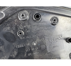 Облицювання накладка карта ліва центральної консолі AUDI A8 D4 2010-2018 коричнева