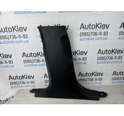 Обшивка стойки центральной левая черная Audi A8 D4 2010-2017