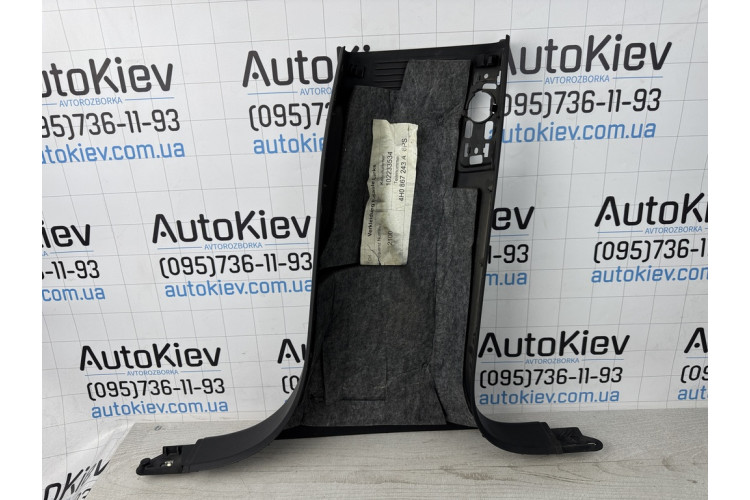 Обшивка стойки центральной левая черная Audi A8 D4 2010-2017 4h0867243a