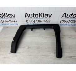 Накладка центральної консолі Чорна/коричнева Audi A8 D4 2010-2018