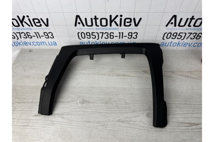 Накладка центральної консолі Чорна/коричнева Audi A8 D4 2010-2018 4h1857927