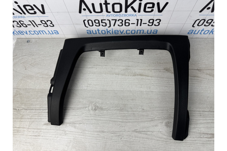 Накладка центральної консолі Чорна/коричнева Audi A8 D4 2010-2018 4h1857927