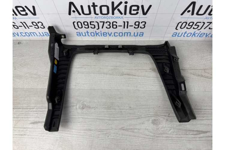 Накладка центральної консолі Чорна/коричнева Audi A8 D4 2010-2018 4h1857927