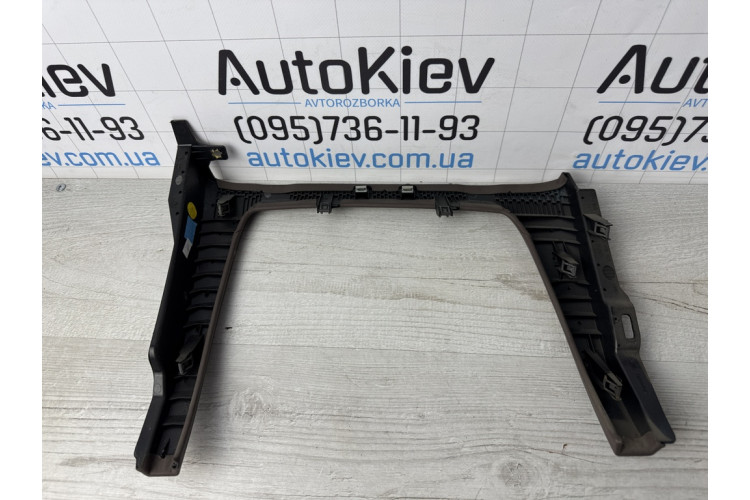 Накладка центральної консолі Чорна/коричнева Audi A8 D4 2010-2018 4h1857927