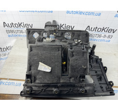 Защита под руль кожа Черный/коричневый Audi A8 S8 D4 2010-2017 