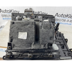 Защита под руль кожа Черный/коричневый Audi A8 S8 D4 2010-2017 