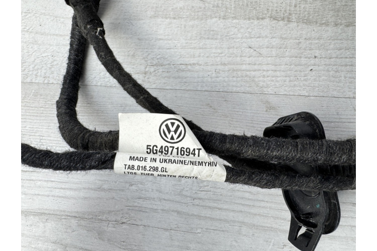 Джгут проводки двері задньої правої Volkswagen Golf VII 2012-2020 5G4971694T