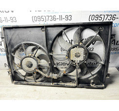 Вентилятор радіатора дифузор в зборі VW Touran 1.9tdi 2003-2010