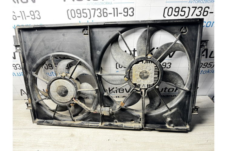 Вентилятор радіатора дифузор в зборі VW Touran 1.9tdi 2003-2010 1K0121207T Вентилятор радіатора дифузор в зборі VW Touran 1.9tdi 2003-2010 1K0121207T