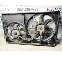Вентилятор радіатора дифузор в зборі VW Touran 1.9tdi 2003-2010