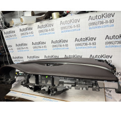 Торпедо передня панель з AIRBAG Audi A8 S8 D4 w12 чорна шкіра рядок