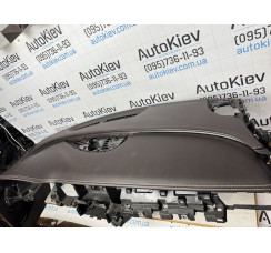 Торпедо передня панель з AIRBAG Audi A8 S8 D4 w12 чорна шкіра рядок