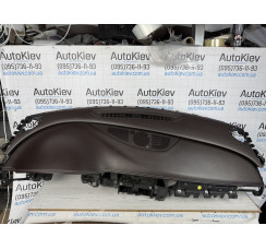 Торпедо передня панель з AIRBAG Audi A8 S8 D4 w12 чорна шкіра рядок