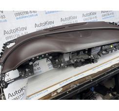 Торпедо передня панель з AIRBAG Audi A8 S8 D4 w12 чорна шкіра рядок