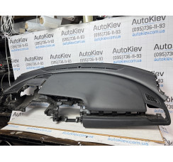 Торпедо передняя панель с AIRBAG Honda Civic X FC 2016-2021 черная дефект на фото