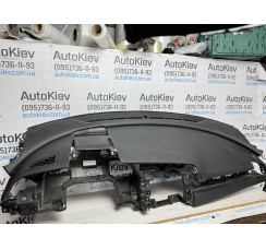 Торпедо передняя панель с AIRBAG Honda Civic X FC 2016-2021 черная дефект на фото