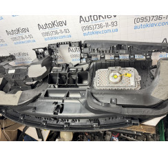 Торпедо передняя панель с AIRBAG Honda Civic X FC 2016-2021 черная дефект на фото