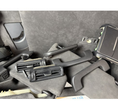 Стеля чорна Алькантара повний комплектний люк Solar сонячна панель Alc. soul 99 Alcant o. L Audi A8 D4 2010-2017