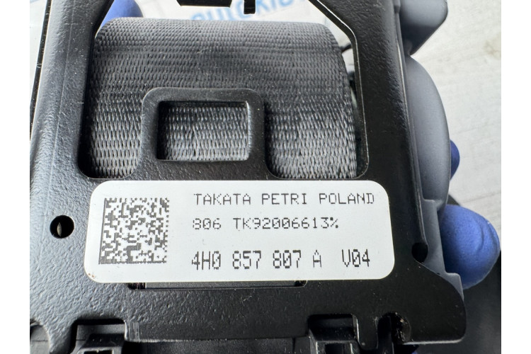 Ремінь зад центральний Audi A8 D4 2010-2017 4H0857807A