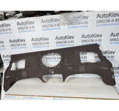 Обшивка задней полки черная/коричневая  для Audi A8 (D4) 2009-2017