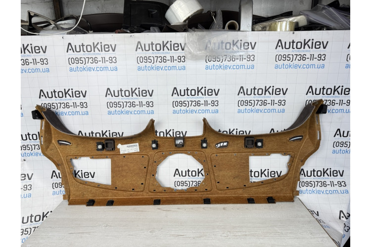 Обшивка задней полки черная/коричневая для Audi A8 (D4) 2009-2017 4H0863411C25M