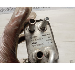 Теплообменник (радиатор топливный) VW Touareg 3.0tdi 2002-2010