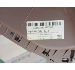 Захист підлокітника коричневий Audi A8 D4 2010-2017