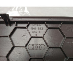 Накладка решітка динаміка ліва коричнева AUDI A8 4H 2010-2017