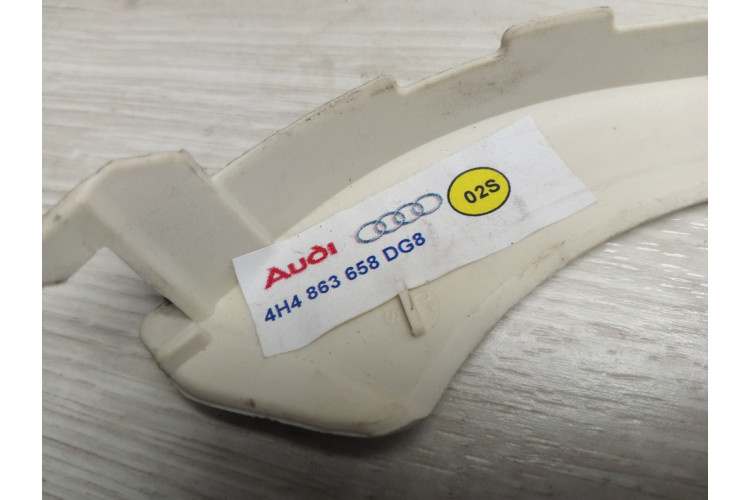 Накладка напрямної біла Audi A8 [4H] 2010-2017 4H4863658DG8