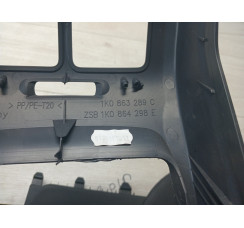 Накладка центральної консолі задня VW Golf VI 2009-2013