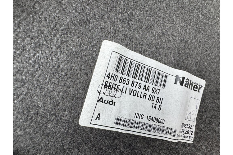 Обшивка картка багажника Audi A8 D4 2010-2017 4h0863879aa