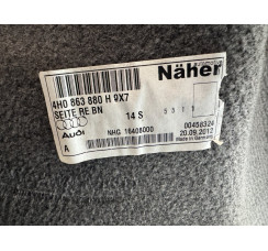 Обшивка карта багажника  Audi A8 D4 2010-2017