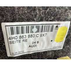 Обшивка карта багажника правая Audi A8 D4 2010-2017