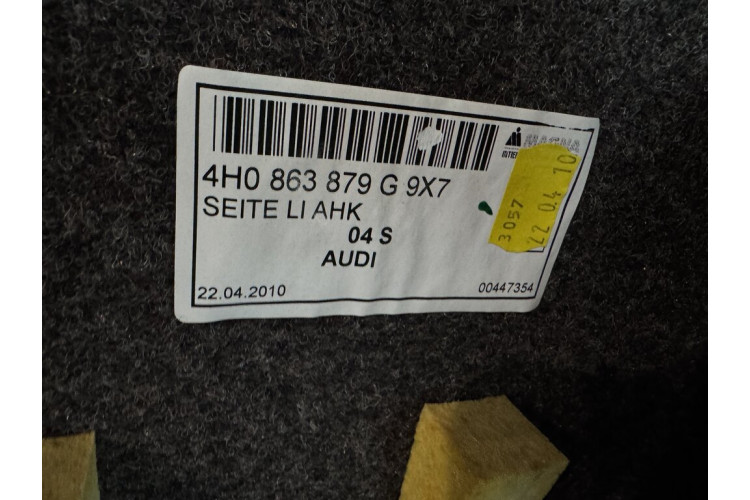Обшивка картка багажника Audi A8 D4 2010-2017 4h0863879g