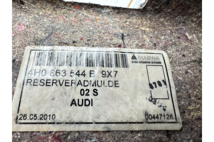 Покриття підлоги (ніші) запаски Audi A8 D4 2010-2017 4h0863544b