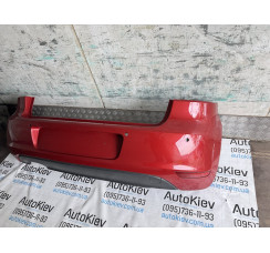 Бампер задній Червоний HB VW Golf VI 2009-2013 